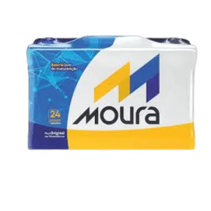 Vende-se uma bateria Moura nova de alta amperagem em Belo Horizonte (BH)